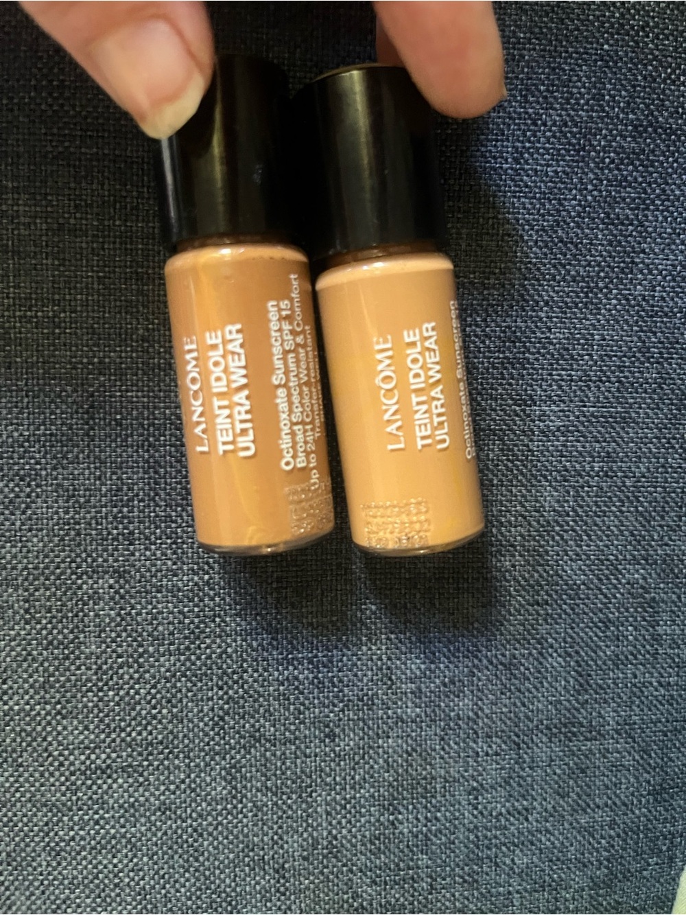 Teint Idole Ultra Wear Liquid Foundation - in 450 and 495